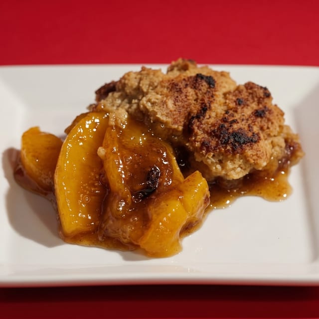 Peach Cobbler.
